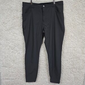 BYLT Ace Jogger Men 36 Dark Charcoal Grey Stretch Performance Tech Pants